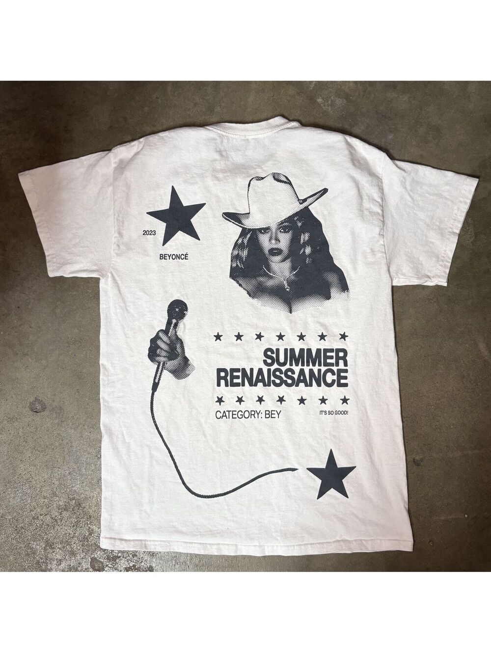 Beyoncé Summer Renaissance Women's Graphic T-Shirt Medium 2023 World Tour